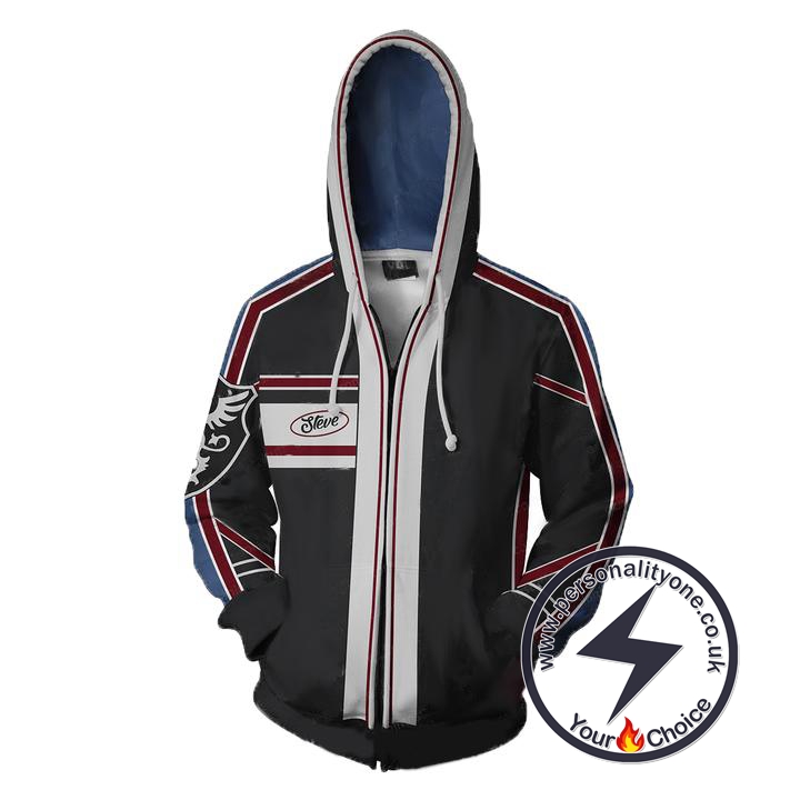 Tekken Hoodies - Tekken 7 Steve Fox Zip Up Hoodie Jacket